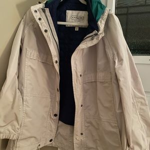 Coach rain jacket